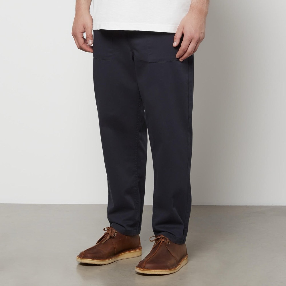 FARAH The Hawtin‎ Patch Casual Cargo Relaxed Fit Navy Twill Pants Mens 30R